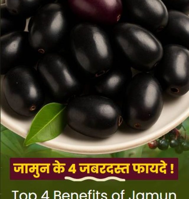 Top 4 Health Benefits of Jamun – From Blood Sugar to Glowing Skin !