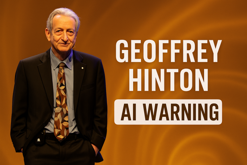 Geoffrey Hinton at the 2024 Nobel Prize press conference in Stockholm